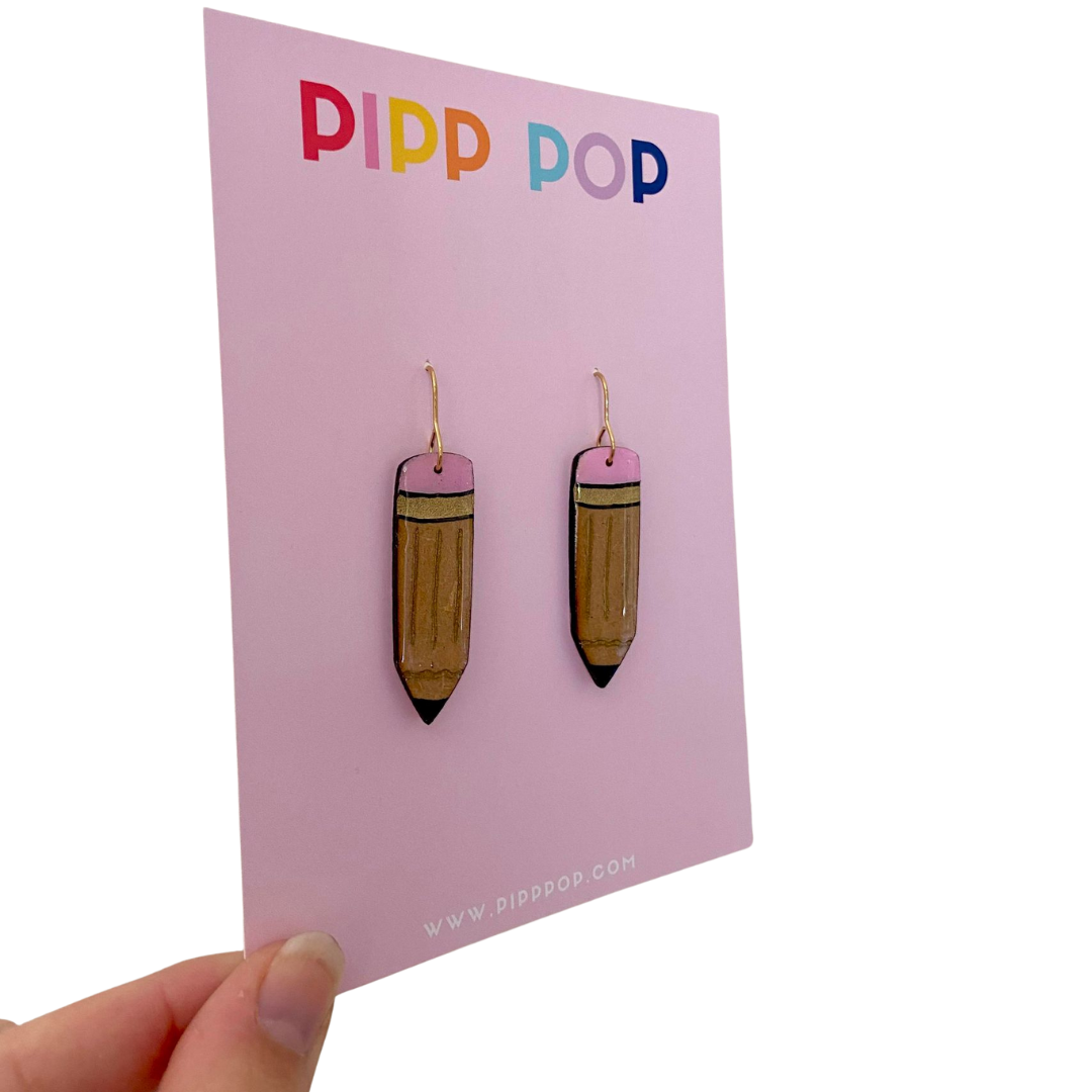 Teacher Pencil Dangles - Two Styles-Pipp Pop