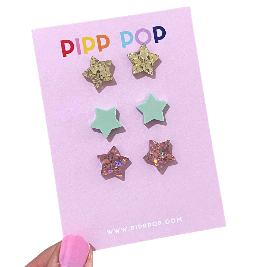 Mystery Star Stud Bundle-Pipp Pop