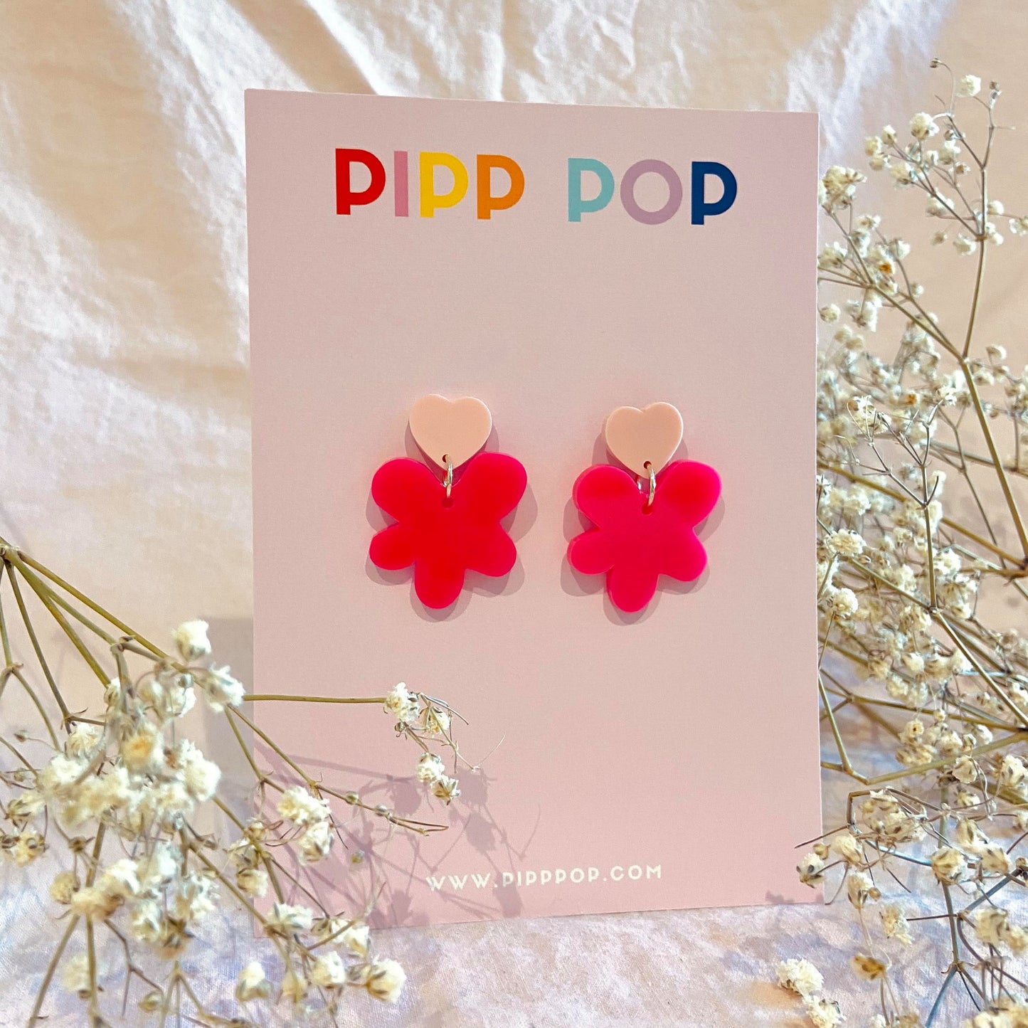 Petal Drops - Fuchsia + Blush-Pipp Pop