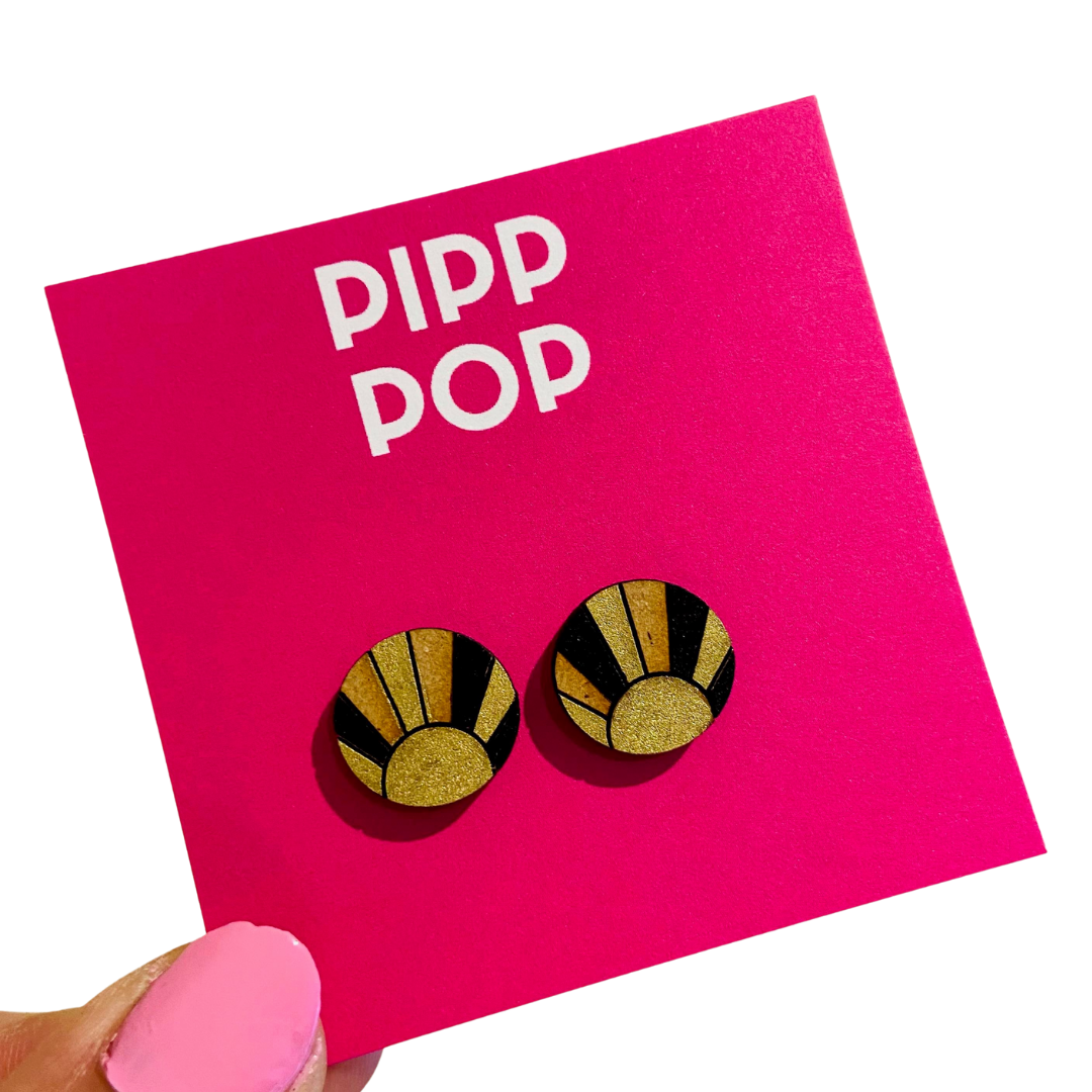 Setting Sun Studs - Select Colour-Pipp Pop