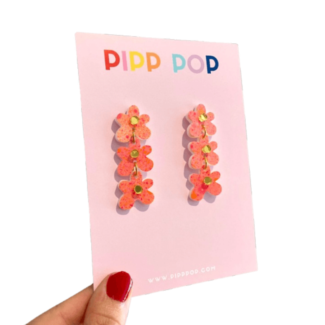 Mini Petal Dangles - 13 Colours Available-Pipp Pop