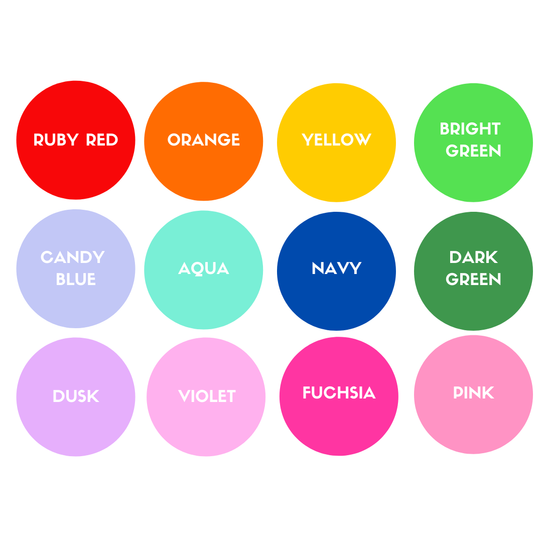 Customised Keychain - 4 styles | 12 colours-Pipp Pop