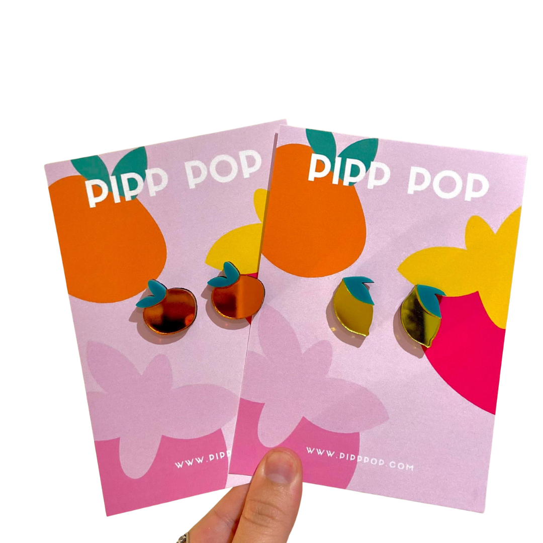 Lemon Bliss Studs-Pipp Pop