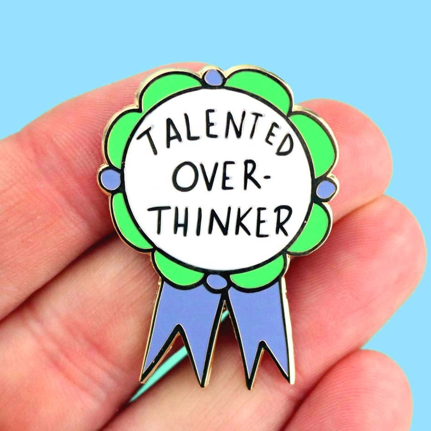 Talented Over-Thinker Lapel Pin-Pipp Pop