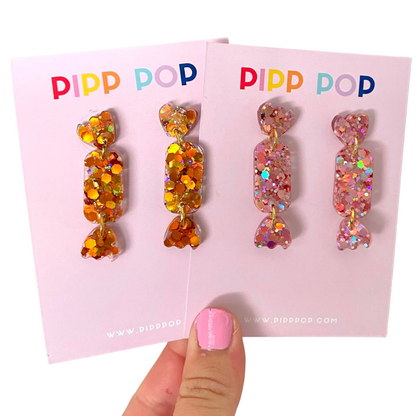 Glitter Christmas Cracker Dangles - 4 Styles Available-Pipp Pop