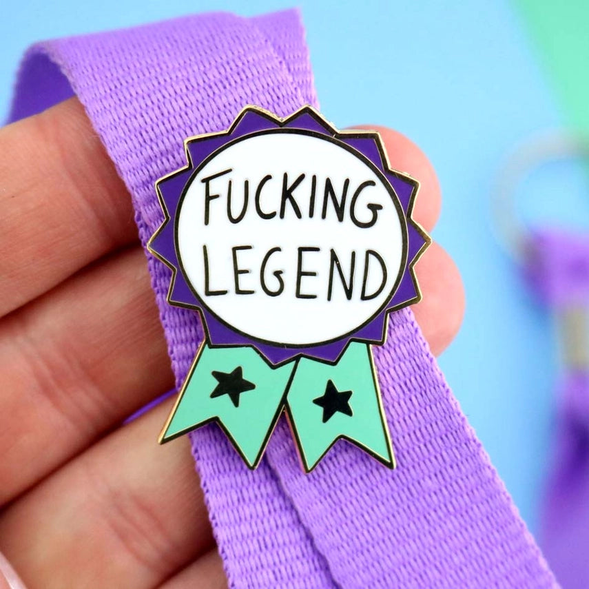 Fucking Legend Lapel Pin-Pipp Pop