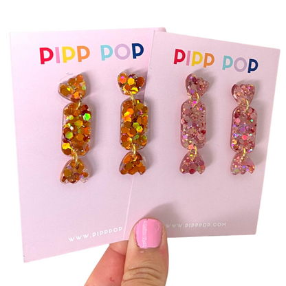 Glitter Christmas Cracker Dangles - 4 Styles Available-Pipp Pop