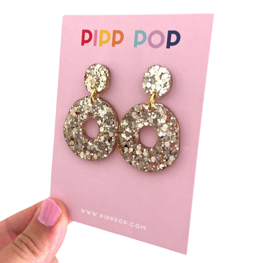 Glitter Dangles - Style 3 - 4 Colours Available-Pipp Pop