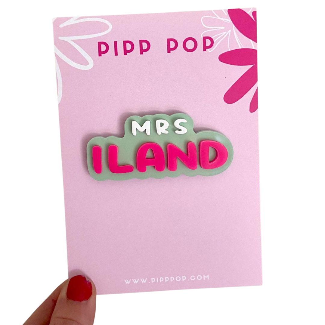 Customised Teacher Name Badge-Pipp Pop