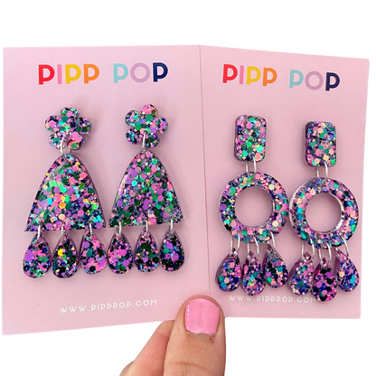 Suzie Glitter Dangles - Obsessed-Pipp Pop