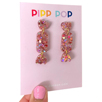 Glitter Christmas Cracker Dangles - 4 Styles Available-Pipp Pop