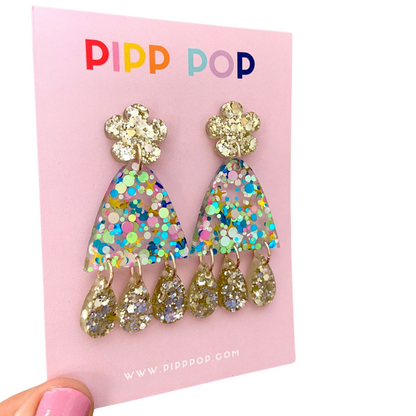 Suzie Glitter Dangles - Party Pop - 3 styles available-Pipp Pop