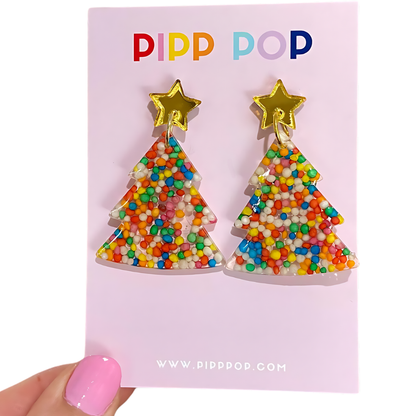 2024 Glitter Christmas Tree Dangles - 22 Styles Available-Pipp Pop