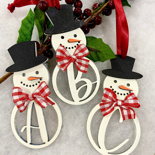 Snowman Christmas Ornament-Pipp Pop