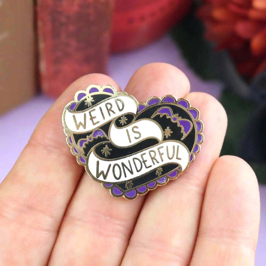 Weird Is Wonderful Lapel Pin-Pipp Pop