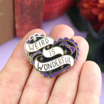 Weird Is Wonderful Lapel Pin-Pipp Pop