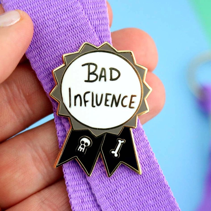 Bad Influence Award Lapel Pin-Pipp Pop