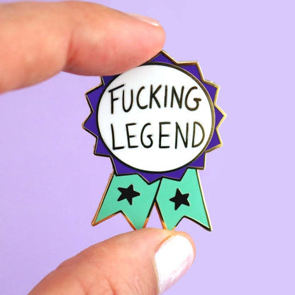 Fucking Legend Lapel Pin-Pipp Pop