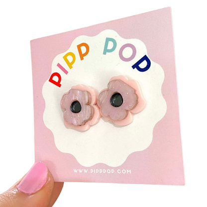 Pip's Poppy Studs - 3 Colours Available-Pipp Pop