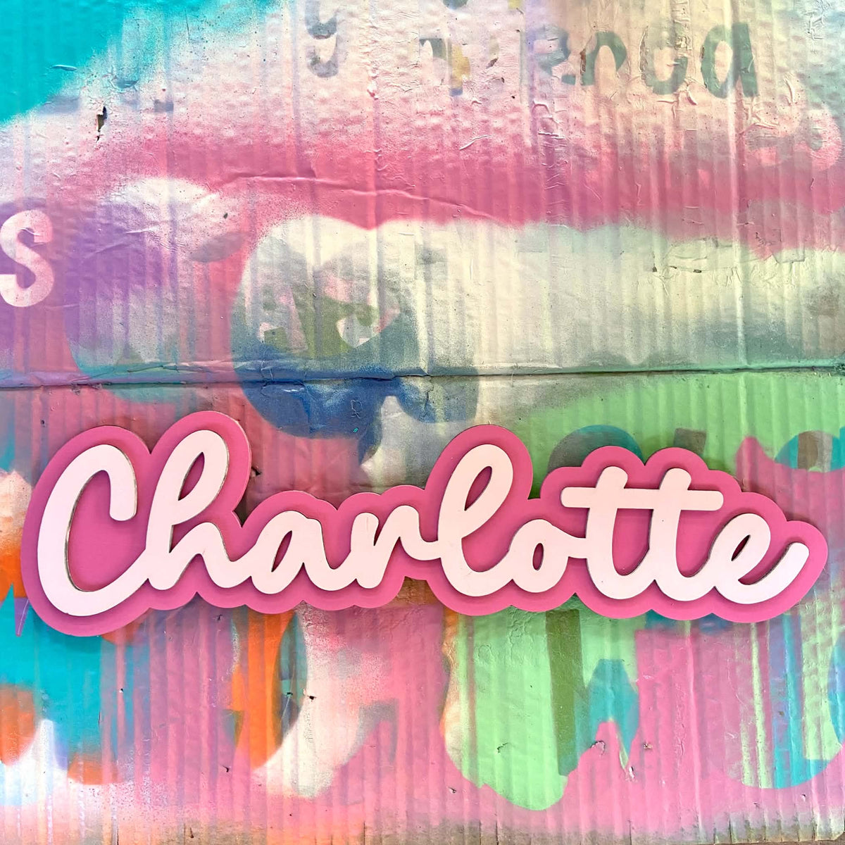 Custom Name Sign - Cursive Letters