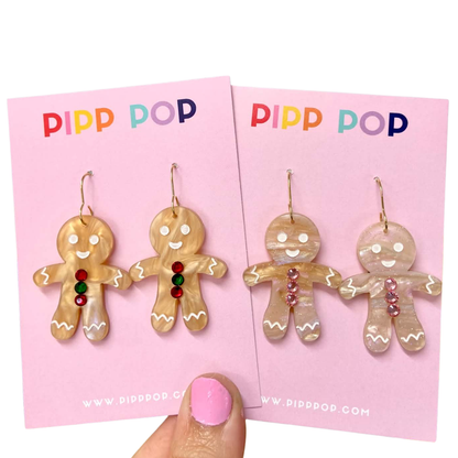 Mr or Ms Gingerbread Dangles-Pipp Pop