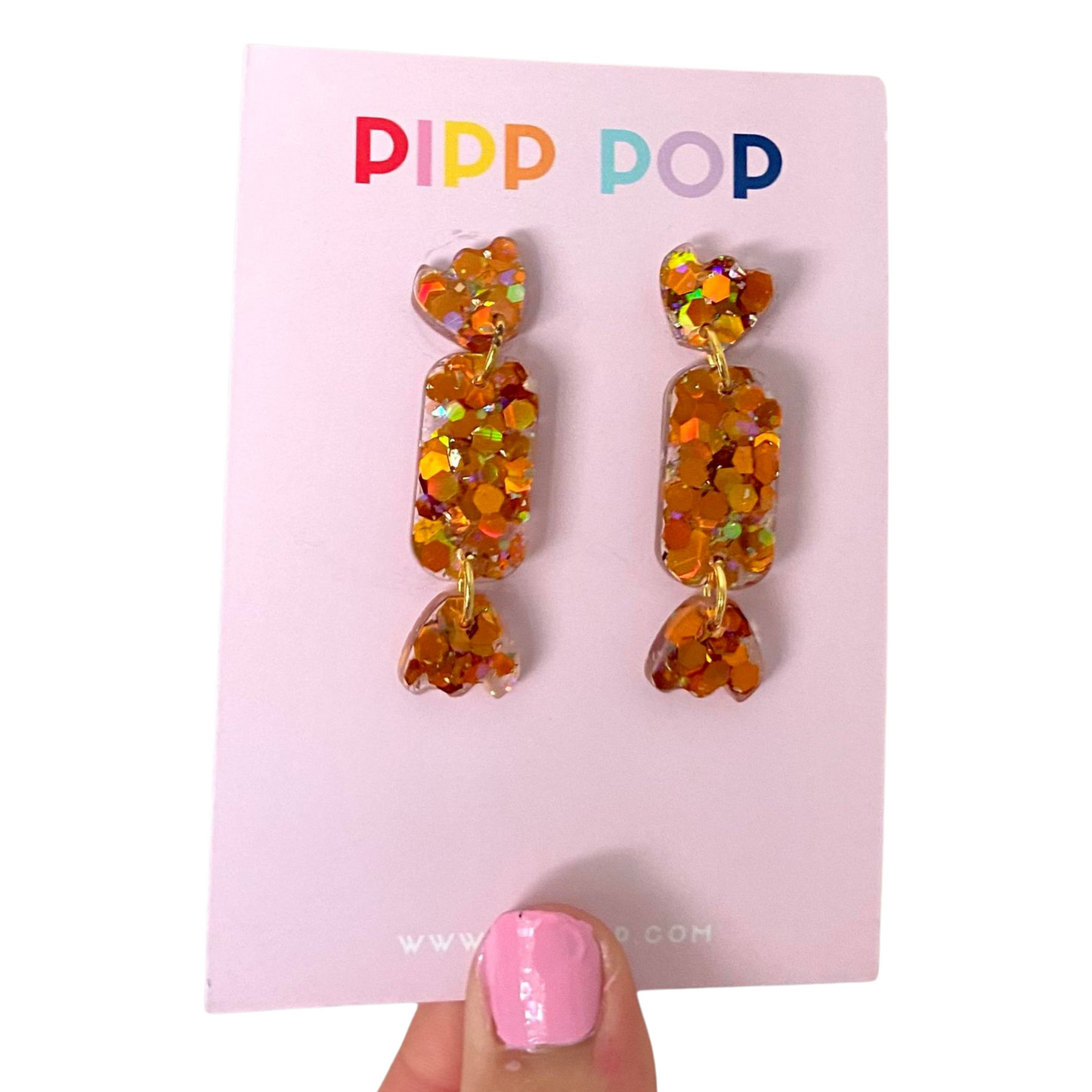 Glitter Christmas Cracker Dangles - 4 Styles Available-Pipp Pop