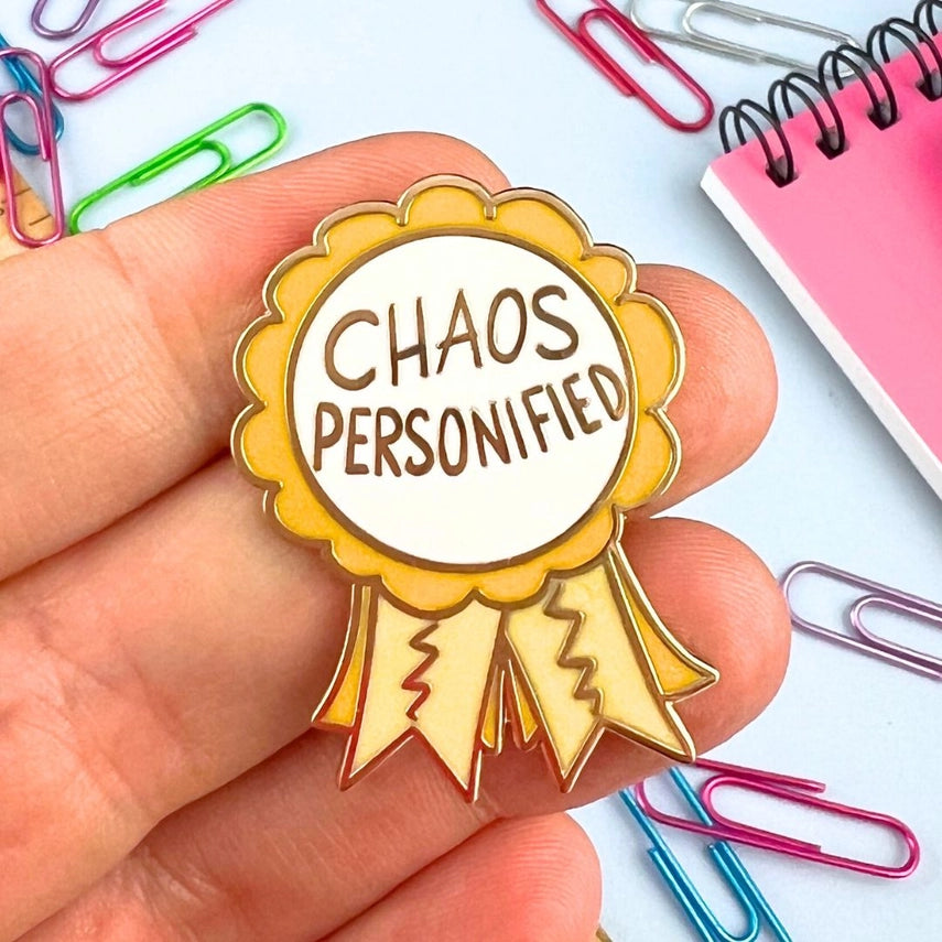 Chaos Personified Award Lapel Pin-Pipp Pop