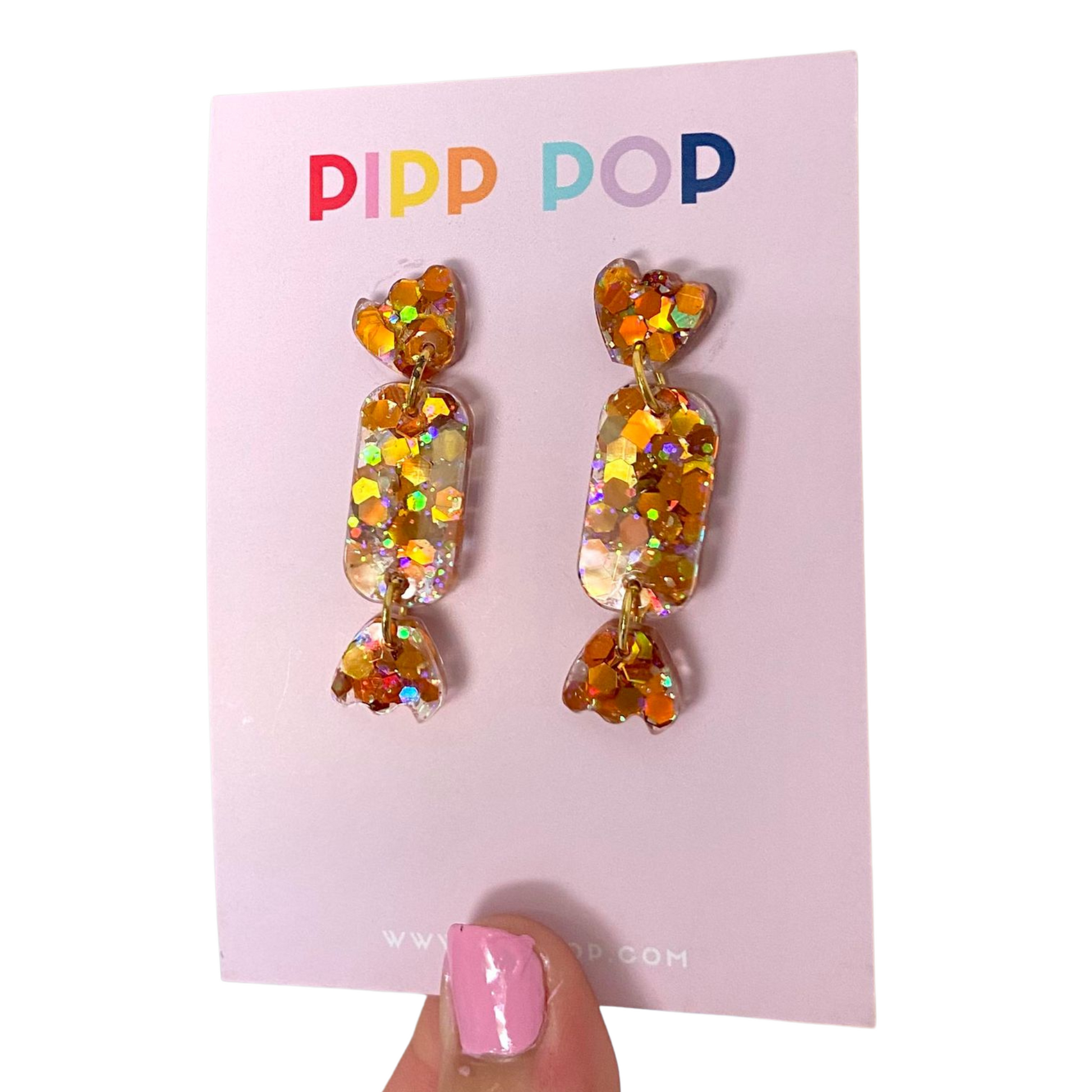 Glitter Christmas Cracker Dangles - 4 Styles Available-Pipp Pop