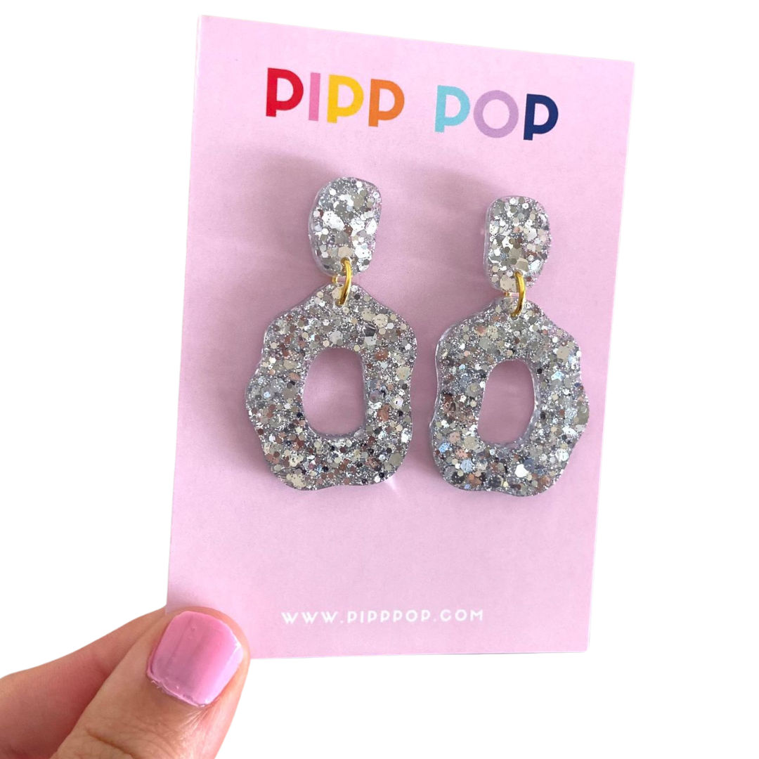 Glitter Dangles - Style 1 - 4 Colours Available-Pipp Pop