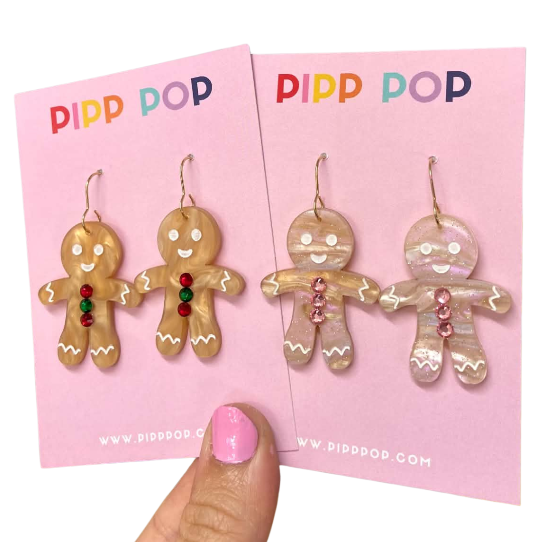 Mr or Ms Gingerbread Dangles-Pipp Pop
