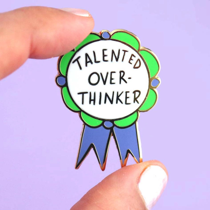 Talented Over-Thinker Lapel Pin-Pipp Pop