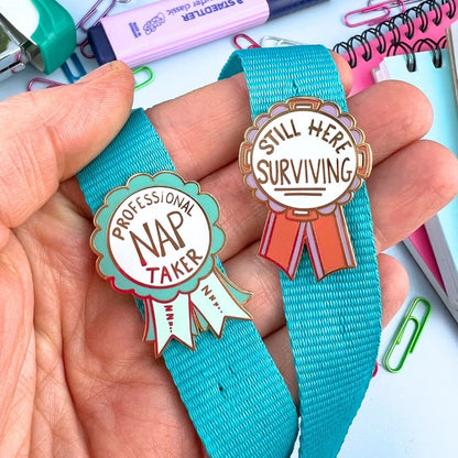 Professional Nap Taker Award Lapel Pin-Pipp Pop