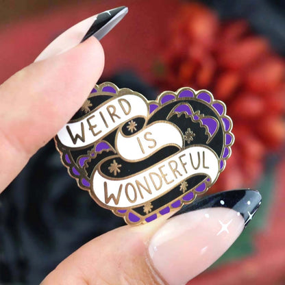 Weird Is Wonderful Lapel Pin-Pipp Pop