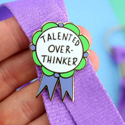 Talented Over-Thinker Lapel Pin-Pipp Pop