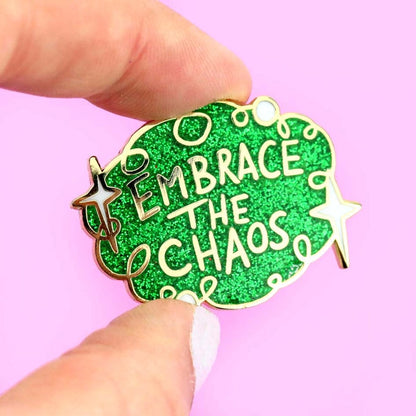 Embrace the Chaos Lapel Pin-Pipp Pop