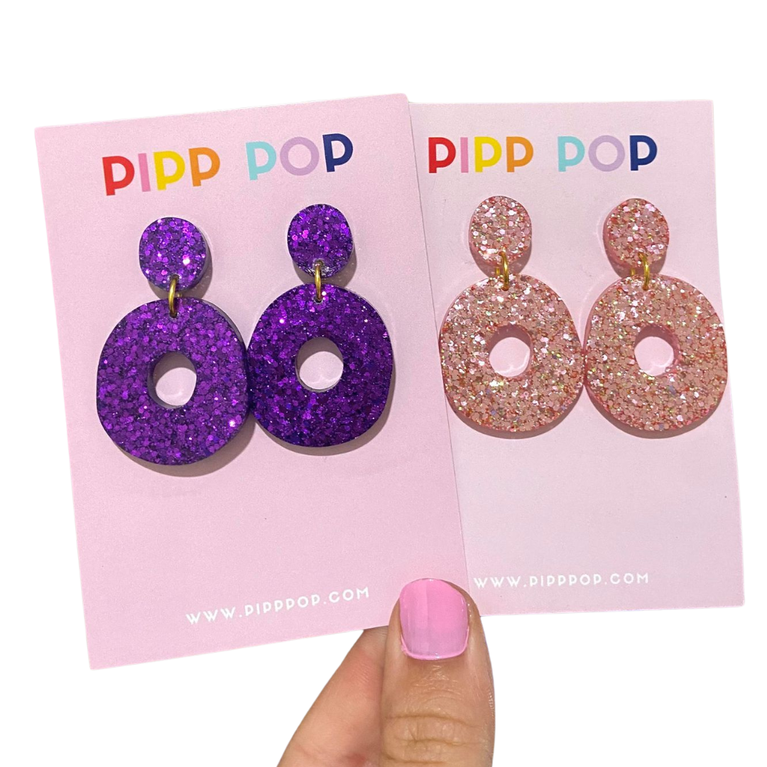 Glitter Dangles - Style 3 - 4 Colours Available-Pipp Pop
