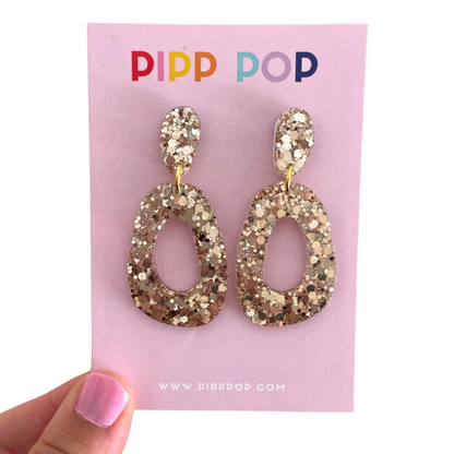 Glitter Dangles - Style 2 - 4 Colours Available-Pipp Pop