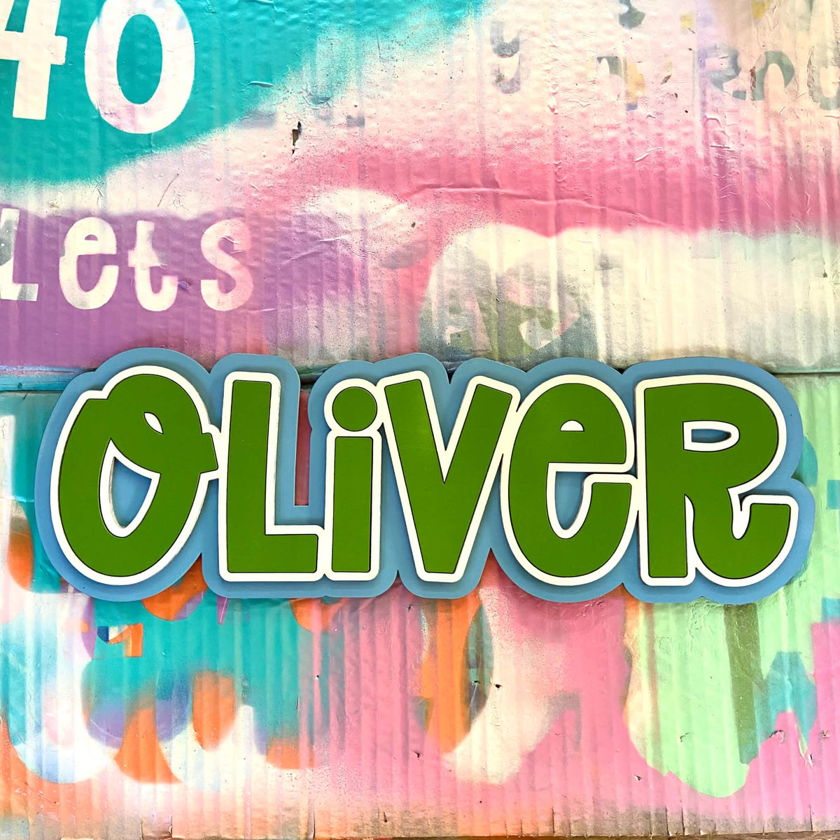 Custom Name Sign - Block Letters