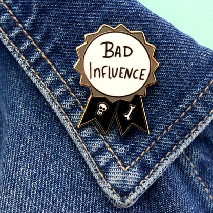 Bad Influence Award Lapel Pin-Pipp Pop