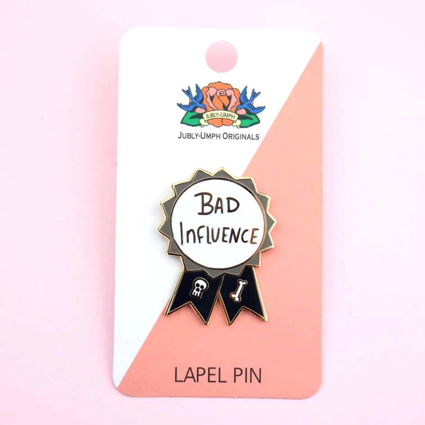 Bad Influence Award Lapel Pin-Pipp Pop