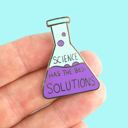 Science Has the Best Solutions Lapel Pin-Pipp Pop