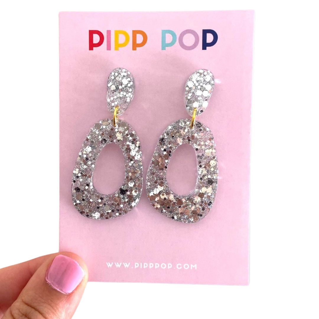 Glitter Dangles - Style 2 - 4 Colours Available-Pipp Pop