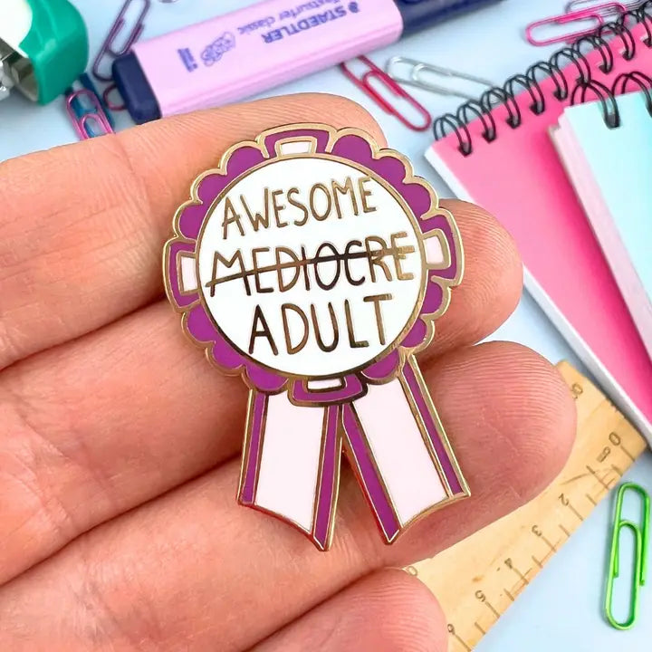 Awesome Adult Award Lapel Pin-Pipp Pop