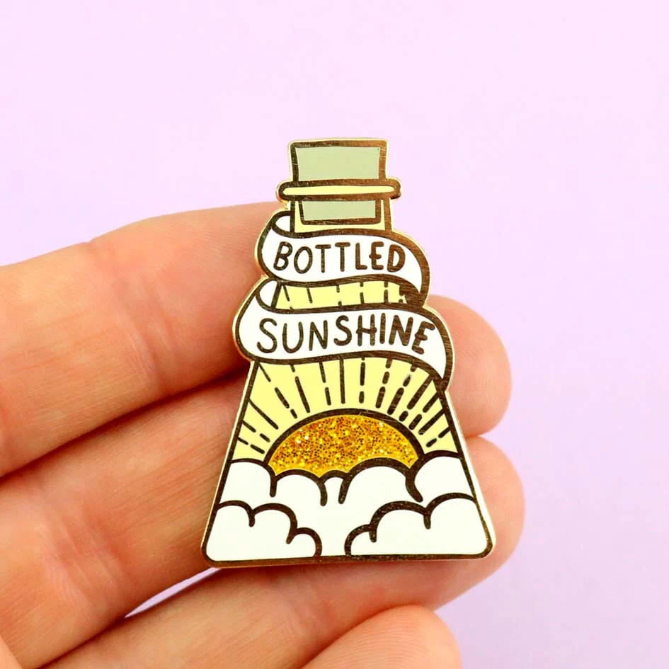 Bottled Sunshine Lapel Pin-Pipp Pop