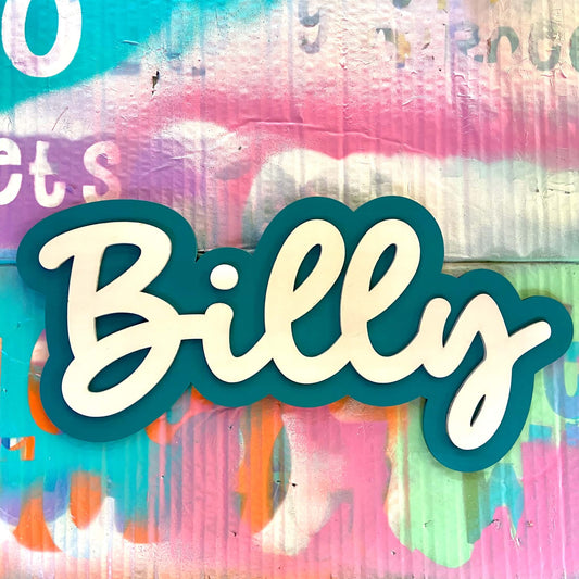 Custom Name Sign - Cursive Letters