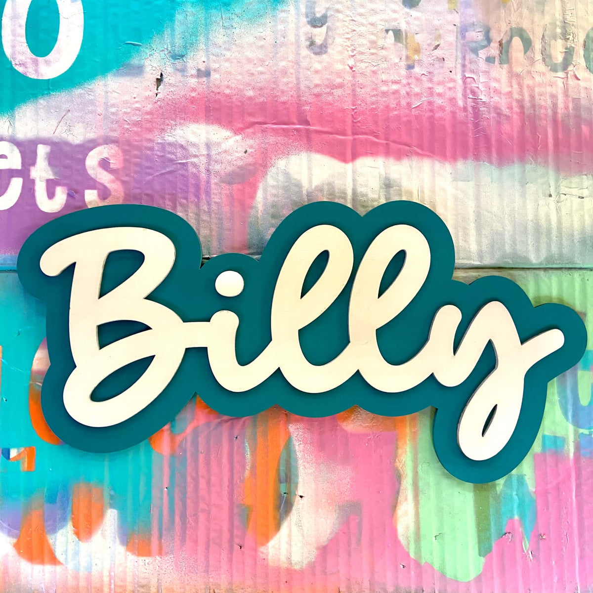 Custom Name Sign - Cursive Letters