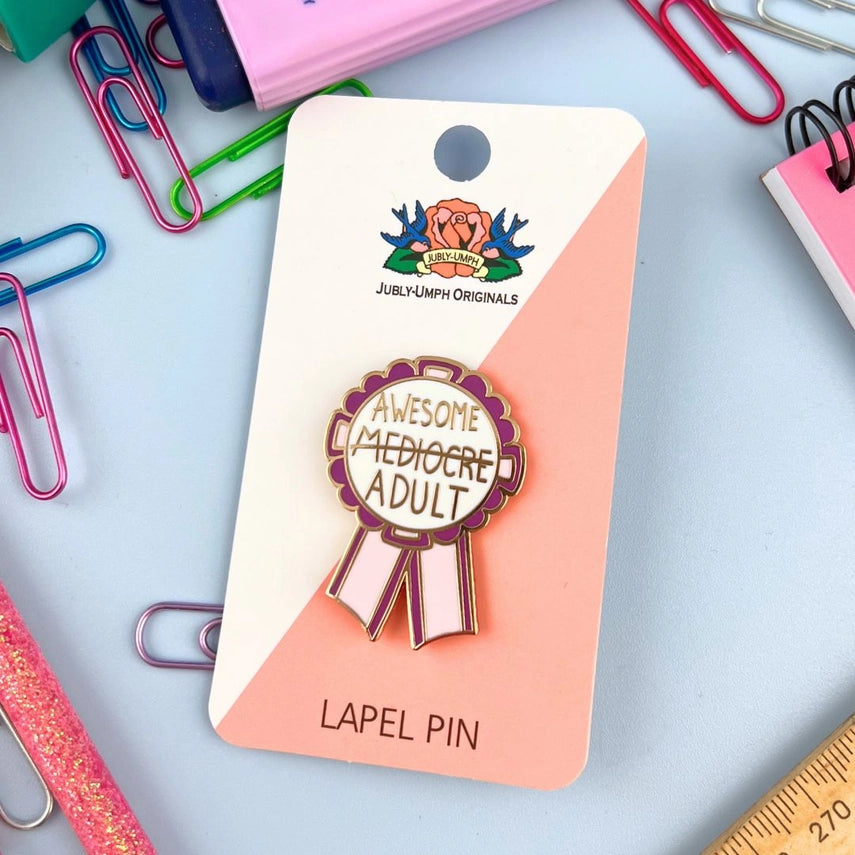 Awesome Adult Award Lapel Pin-Pipp Pop