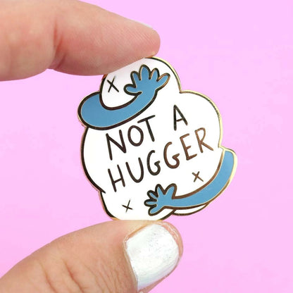 Not A Hugger Lapel Pin-Pipp Pop