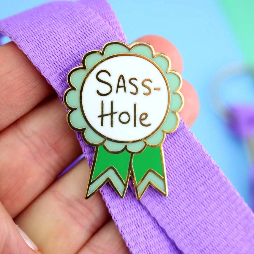 Sass-Hole Lapel Pin-Pipp Pop