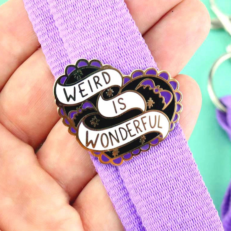 Weird Is Wonderful Lapel Pin-Pipp Pop